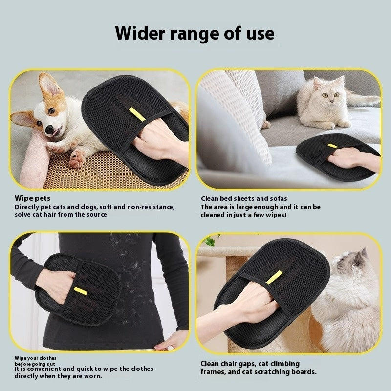 Electrostatic Pet Hair Removing Gloves